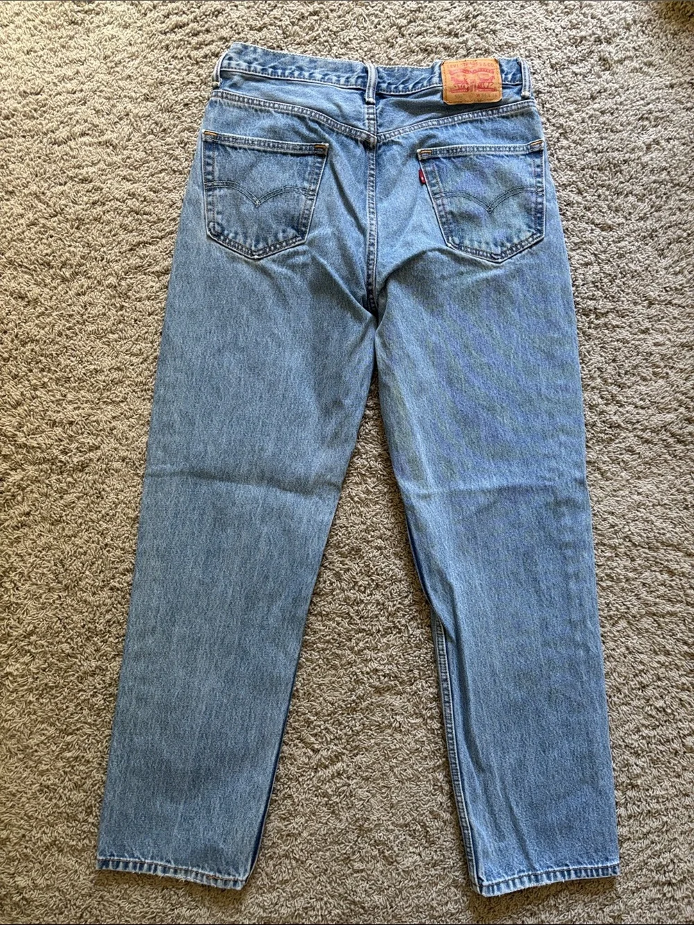 Levi's Vintage 550 Light Blue Men's Straight Leg Jeans
